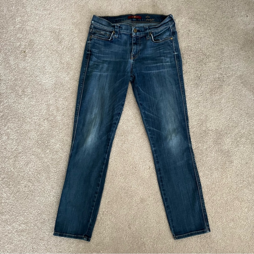 Women’s 7 For All Man‎ Kind Slim Straight Jean